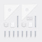 65mm Plastic Corner Bracket Pack (RRP)